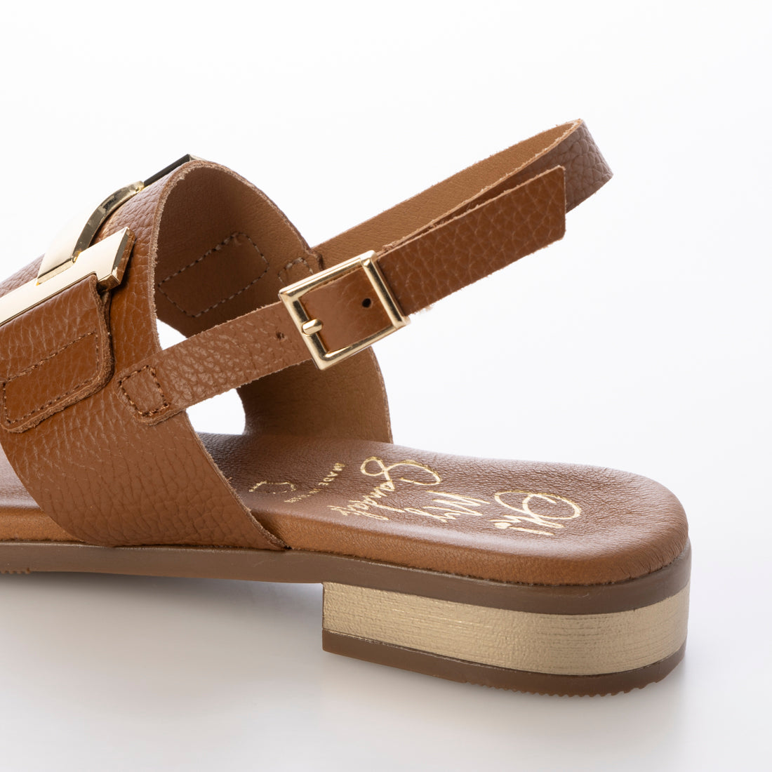 オー マイ サンダルズ Oh my Sandals ラウンドトウオーナメントトングサンダル （ブラウン） ブラウン