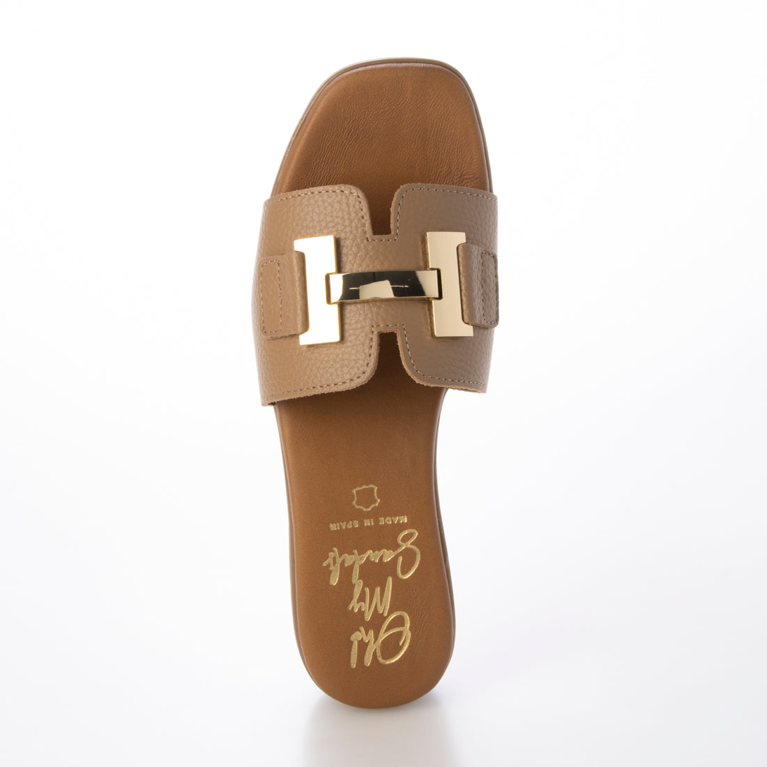 オー マイ サンダルズ Oh my Sandals メタルオーナメントミュールサンダル （オーク） オーク