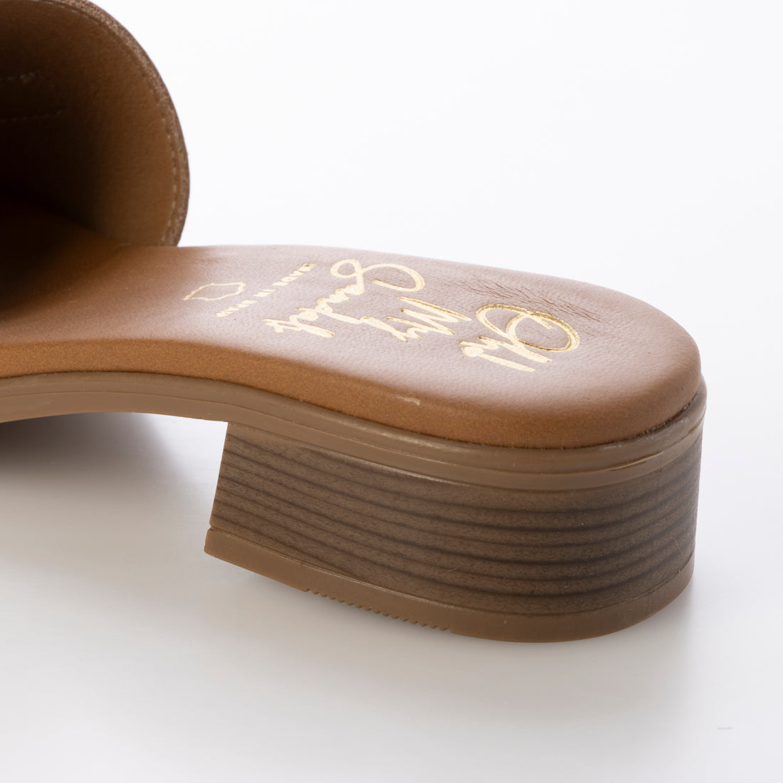 オー マイ サンダルズ Oh my Sandals メタルオーナメントミュールサンダル （オーク） オーク