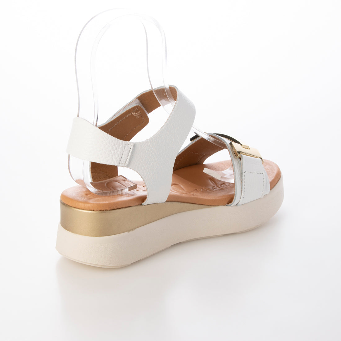 オー マイ サンダルズ Oh my Sandals メタルオーナメント厚底サンダル （ホワイト） ホワイト