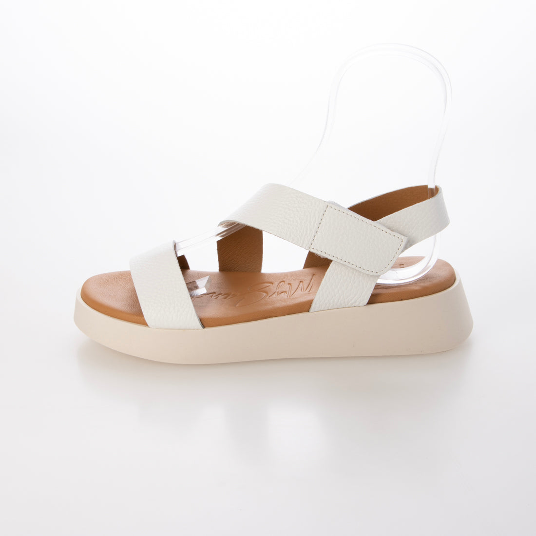 オー マイ サンダルズ Oh my Sandals クッションインソール厚底サンダル （ホワイト） ホワイト