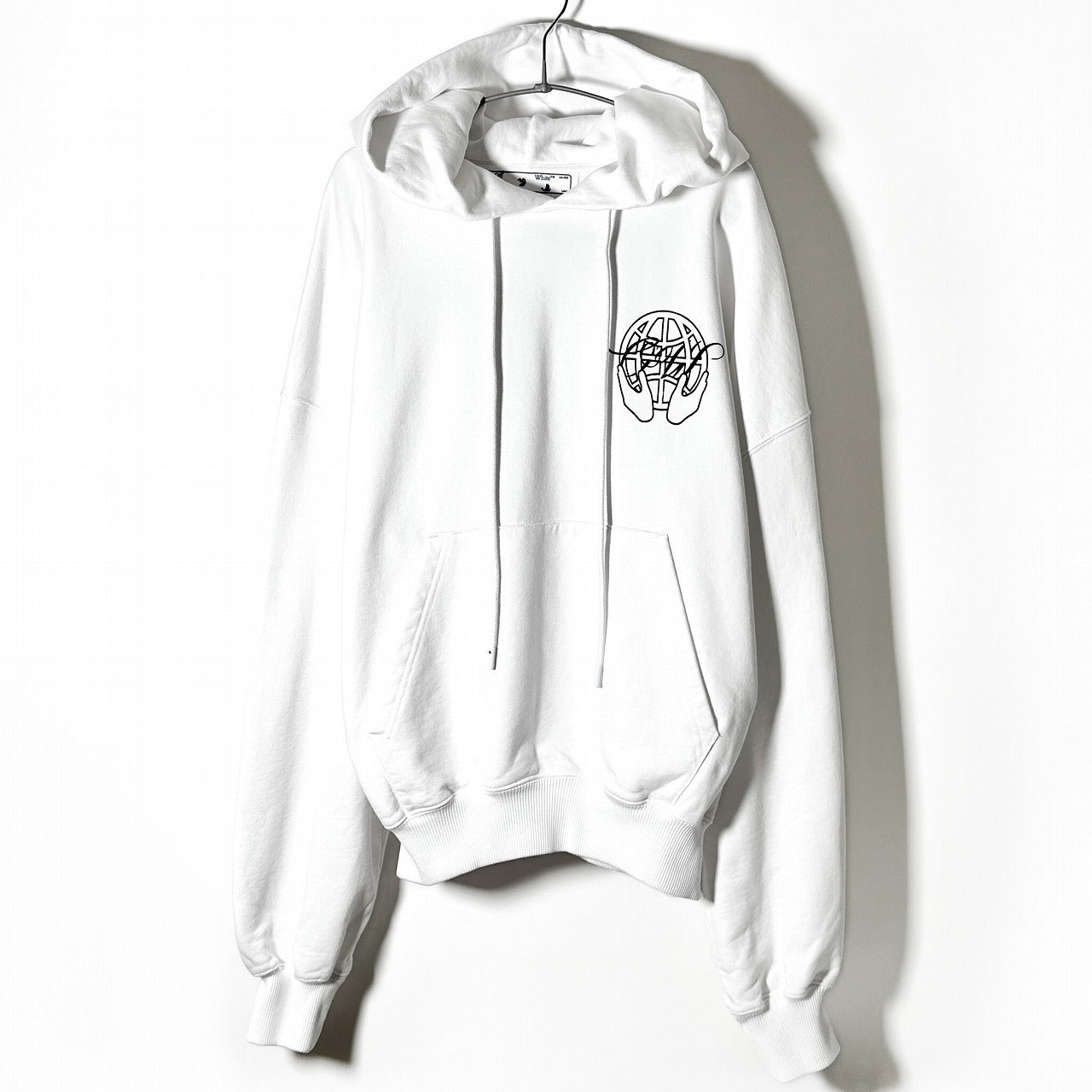 オフホワイト Off-White OFF WHITE ロゴ パーカー フーディー  OMBB110S23FLE003 （WHITE） WHITE