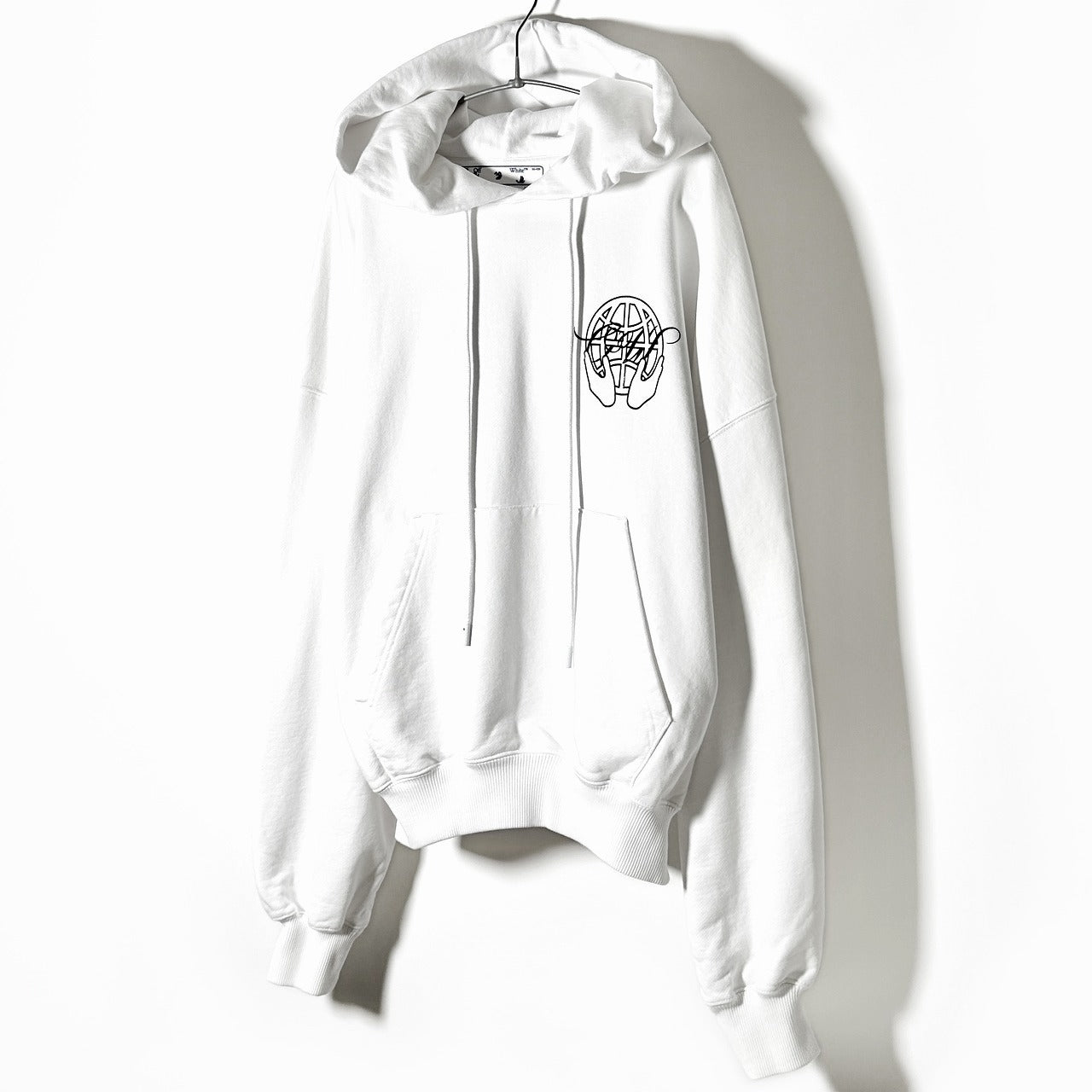 オフホワイト Off-White OFF WHITE ロゴ パーカー フーディー  OMBB110S23FLE003 （WHITE） WHITE