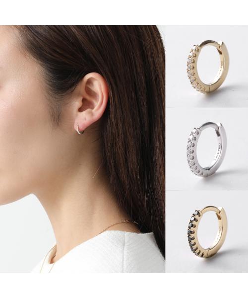 オティウムバーグ Otiumberg Otiumberg ピアス Diamond Huggie OT0029 片耳販売 （0997/シルバー×ホワイト） 0997/シルバー×ホワイト