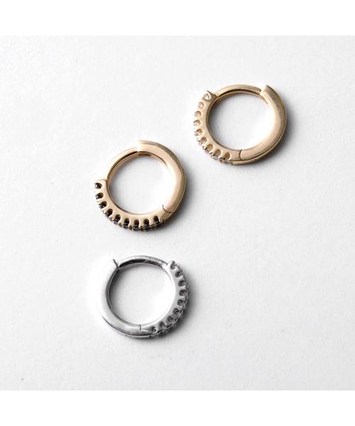 オティウムバーグ Otiumberg Otiumberg ピアス Diamond Huggie OT0029 片耳販売 （0997/シルバー×ホワイト） 0997/シルバー×ホワイト