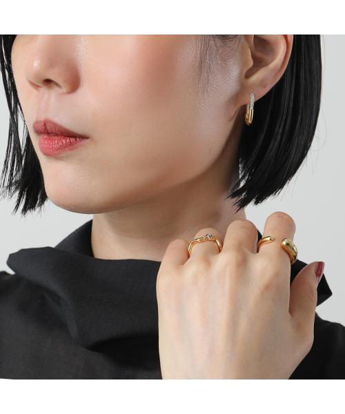 オティウムバーグ Otiumberg Otiumberg フープピアス Pave Staple Hoop OT0029-2609 （ゴールド） ゴールド