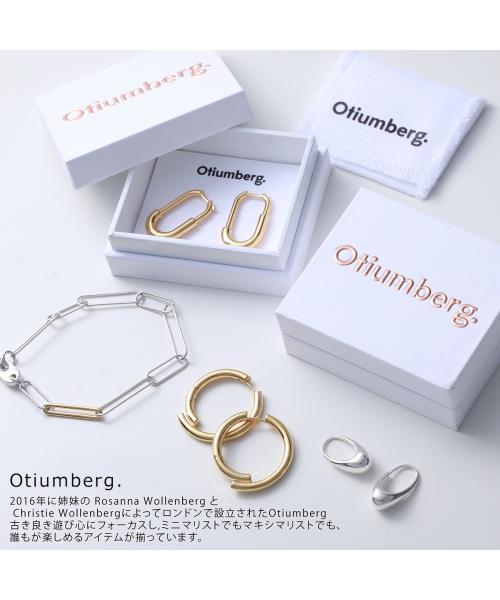 オティウムバーグ Otiumberg Otiumberg フープピアス Pave Staple Hoop OT0029-2609 （ゴールド） ゴールド