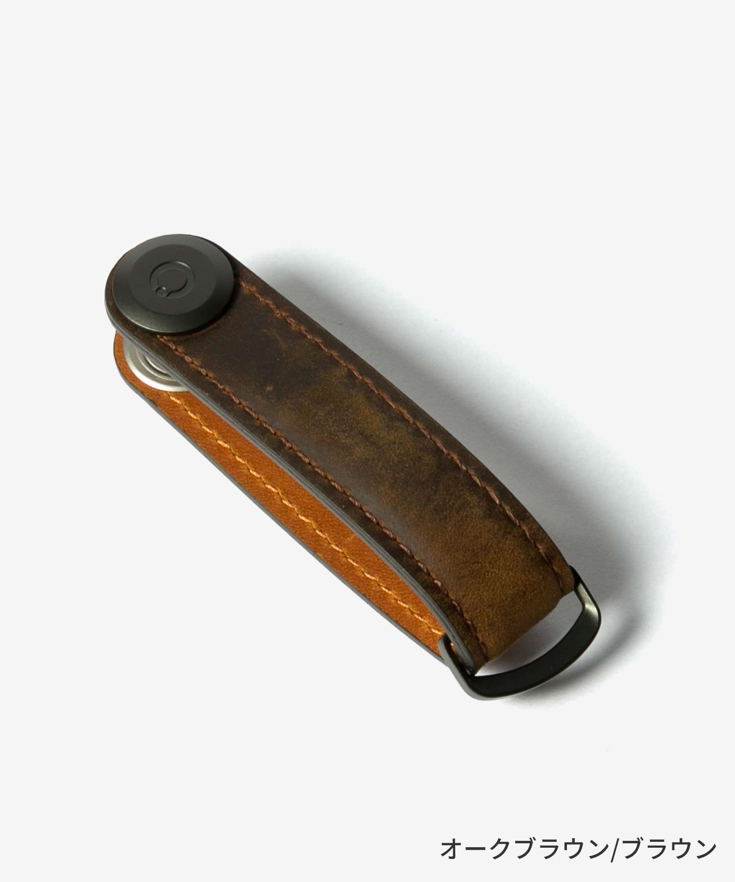 オービットキー Orbitkey オービットキー Orbitkey Crazy Horse Leather Key Organiser キーオーガナイザー クレイジーホース CHLO-2 キーリング （チェストナットブラウン/ブラウン） チェストナットブラウン/ブラウン