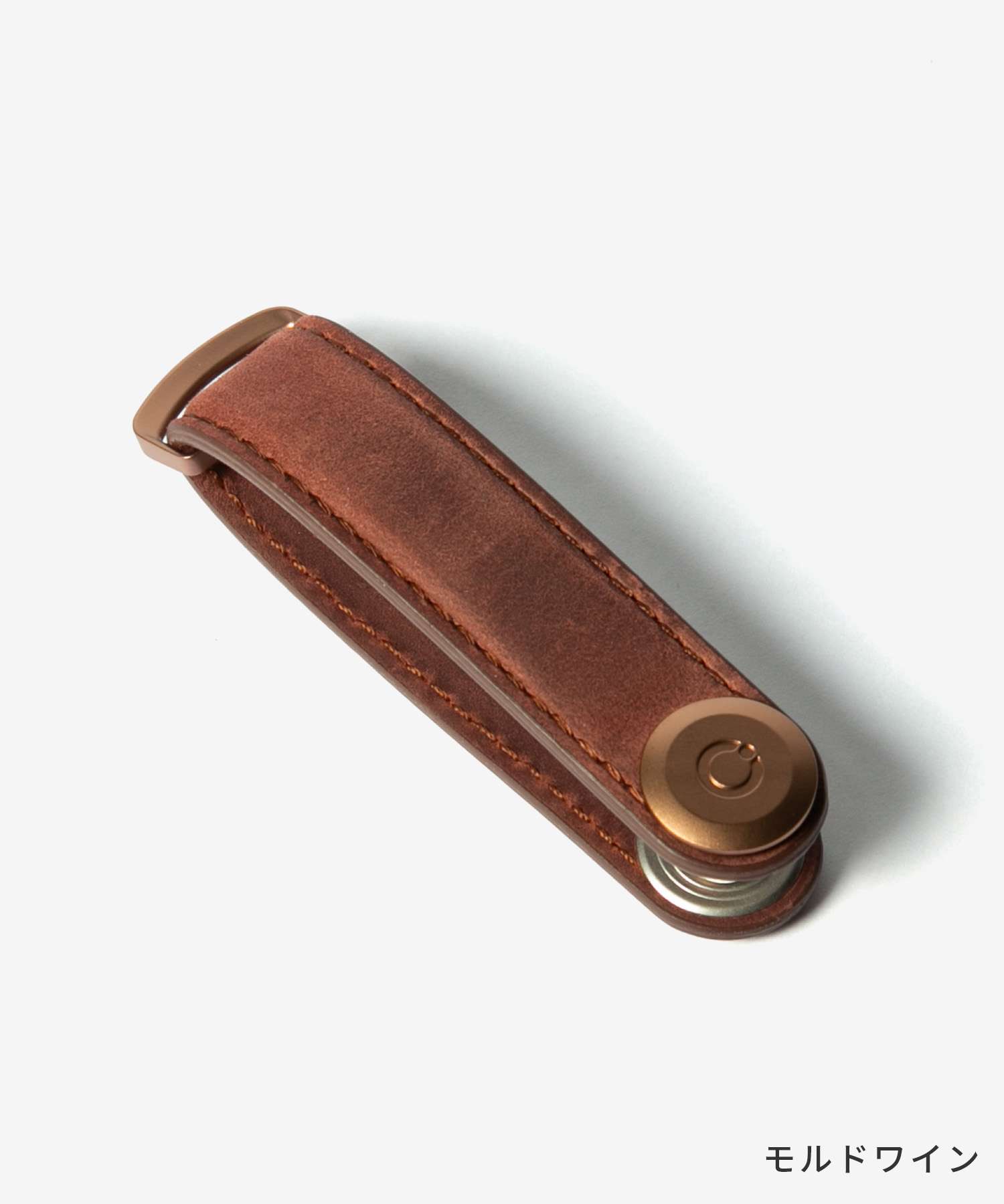 オービットキー Orbitkey オービットキー Orbitkey Crazy Horse Leather Key Organiser キーオーガナイザー クレイジーホース CHLO-2 キーリング （チェストナットブラウン/ブラウン） チェストナットブラウン/ブラウン
