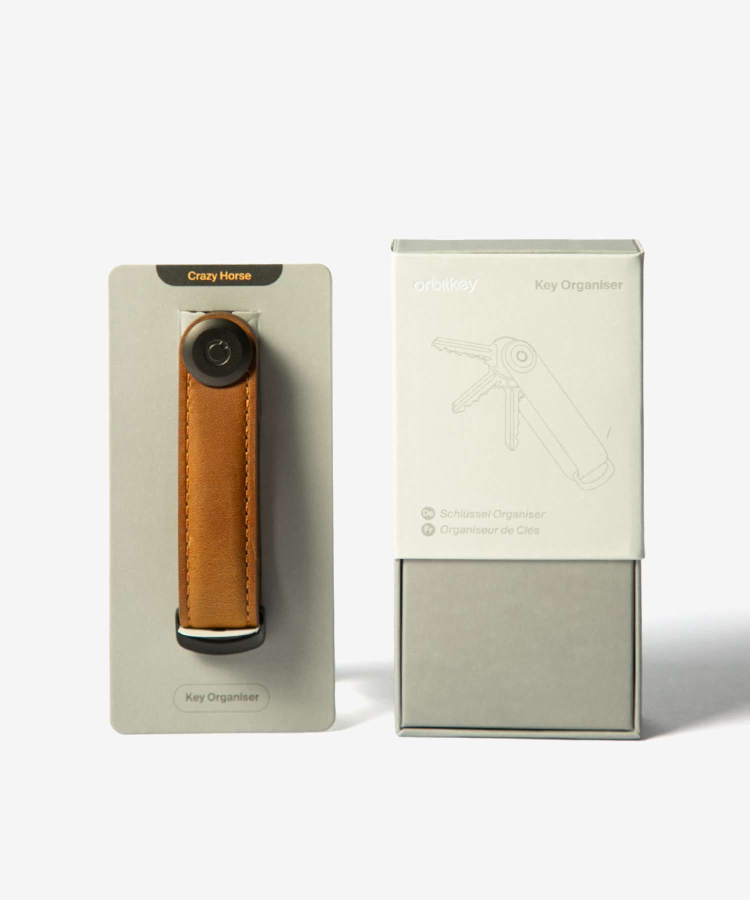 オービットキー Orbitkey オービットキー Orbitkey Crazy Horse Leather Key Organiser キーオーガナイザー クレイジーホース CHLO-2 キーリング （チェストナットブラウン/ブラウン） チェストナットブラウン/ブラウン