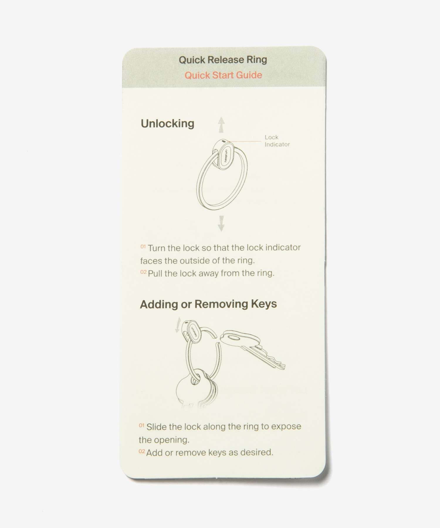 オービットキー Orbitkey オービットキー Orbitkey Quick Release Ring クイック リリース リング Ring v2 リング （シルバー） シルバー
