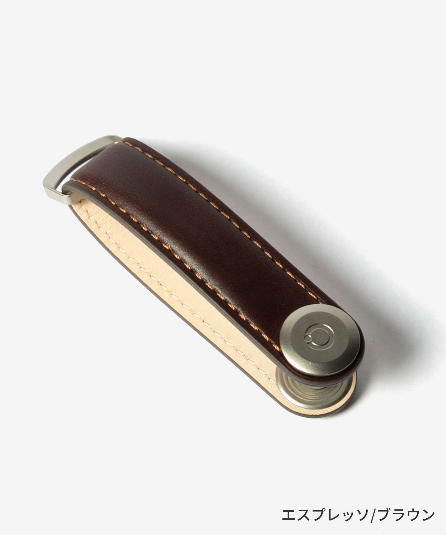 オービットキー Orbitkey オービットキー Orbitkey Leather Key Organiser キーオーガナイザー レザー LTHO-2 キーリング （チャコール/グレー） チャコール/グレー