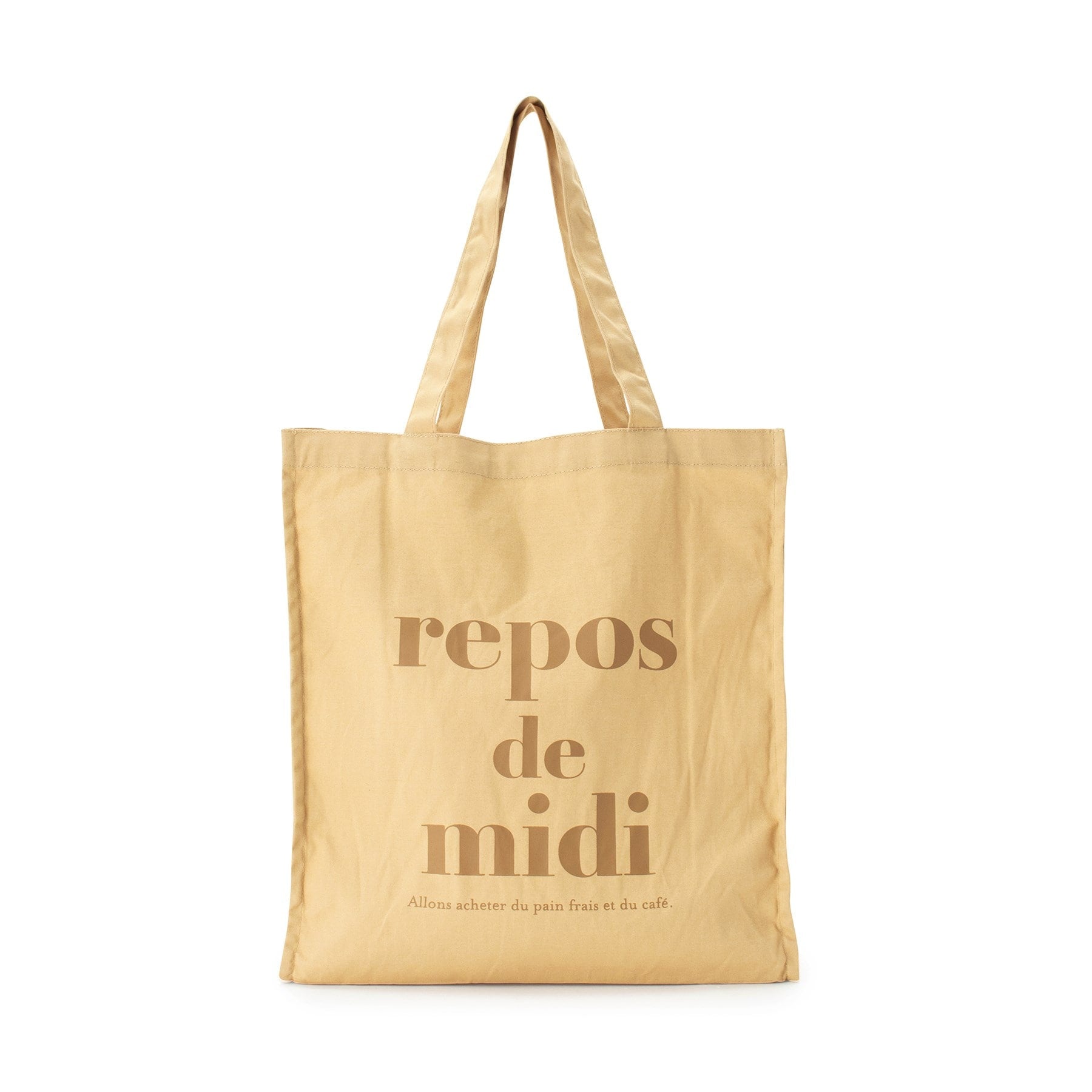 オーバータッシェ Ober Tashe ロゴ帆布トート （ベージュ(052)） ベージュ(052)