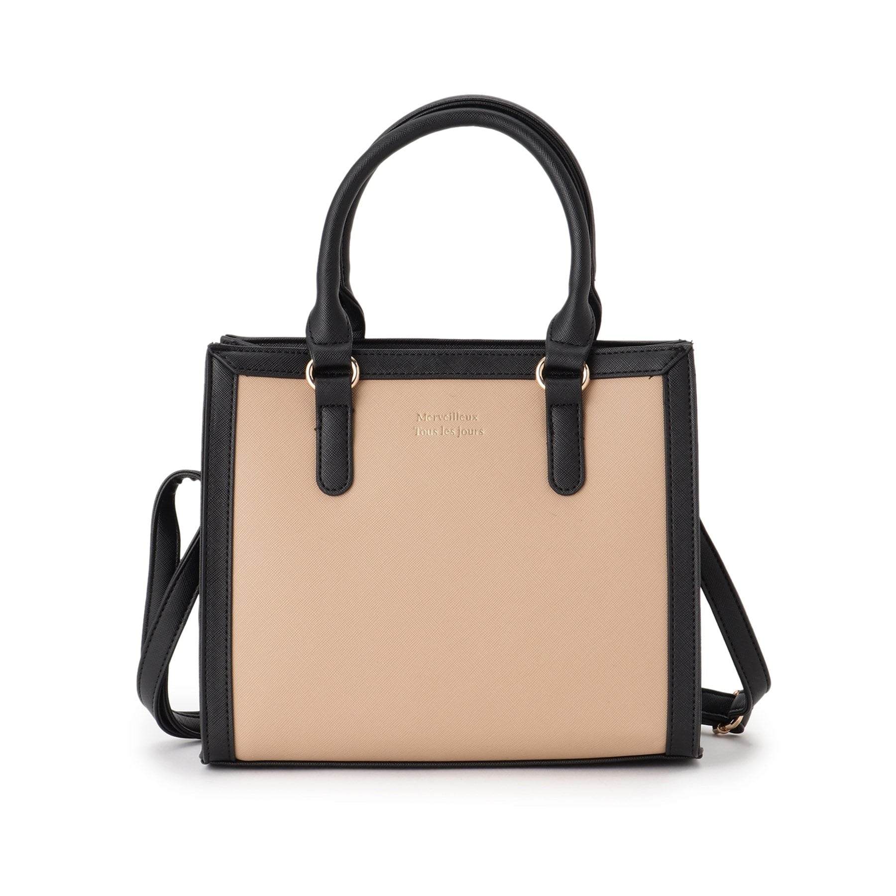 Ober Tashe Color Combination 2WAY Mini Handbag