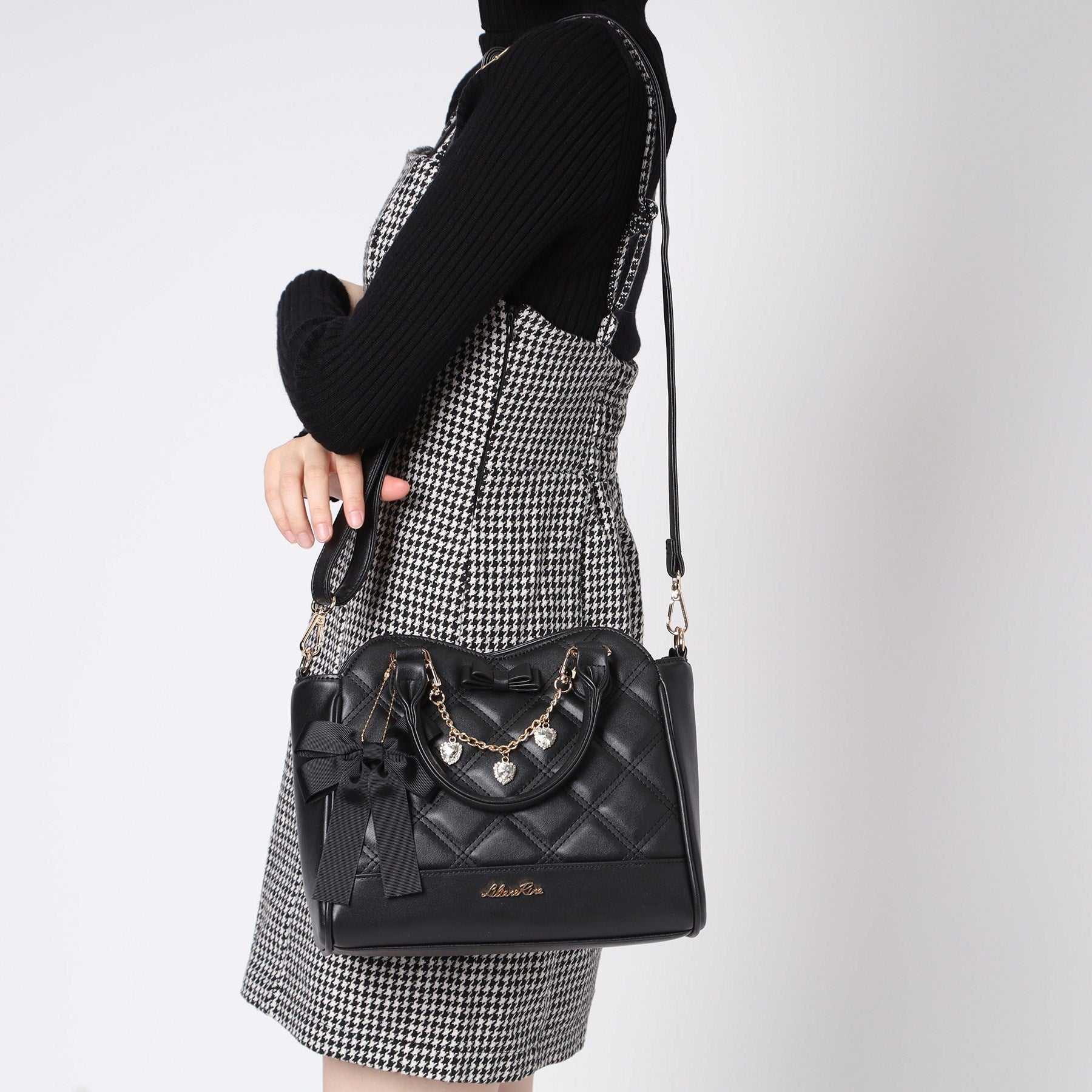 Over Tashe W Quilted Charm 2WAY Boston