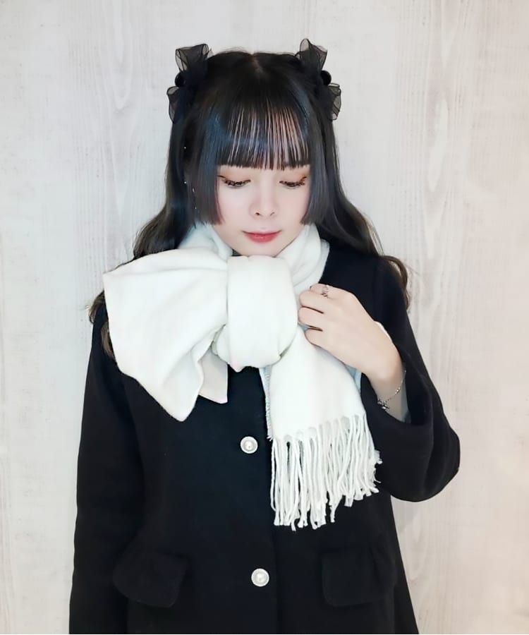 オーバータッシェ Ober Tashe 洗えるシンプルカラーストール 累計販売4000枚【防寒／マフラー／無地／ギフト】 （ブラック(419)） ブラック(419)