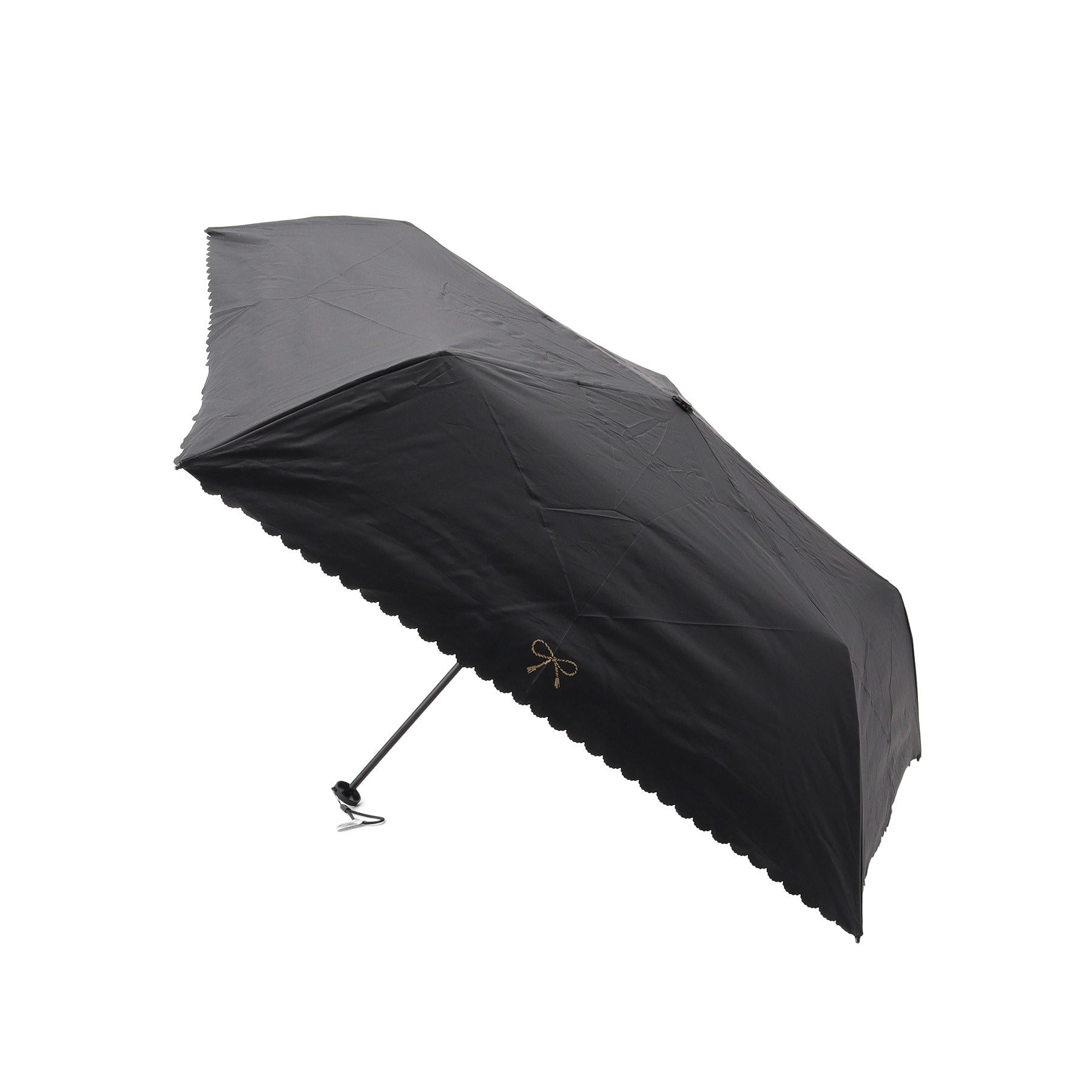 Ober Tashe [Lightweight approx. 120g / UV protection rate 99.9% or more / Shading rate 99.9% or more / For both sunny and rainy days / Parasol / Folding umbrella / UV protection / Heat stroke prevention] Ribbon