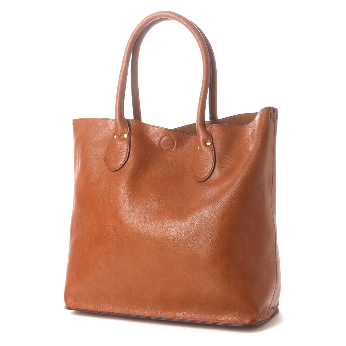 ＜Long-selling＞ Otias Shrink leather type synthetic leather tote bag/with removable bag-in-bag