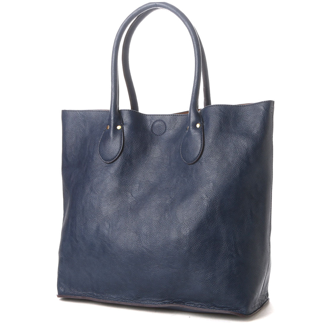 ＜Long-selling＞ Otias Shrink leather type synthetic leather tote bag/with removable bag-in-bag