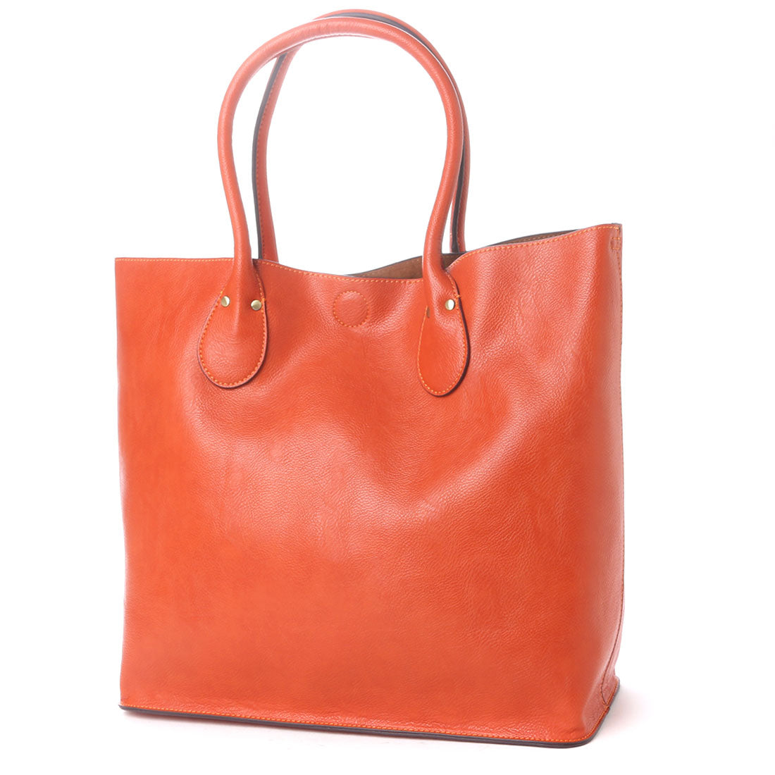 ＜Long-selling＞ Otias Shrink leather type synthetic leather tote bag/with removable bag-in-bag