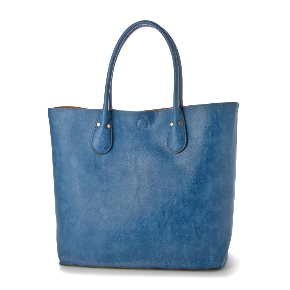 ＜Long-selling＞ Otias Shrink leather type synthetic leather tote bag/with removable bag-in-bag