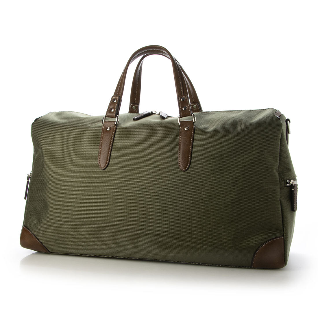 ＜Long-selling＞【Item worn in TV drama】Otias / 1680 denier nylon x whitened leather type synthetic leather 2WAY Boston bag/shoulder bag