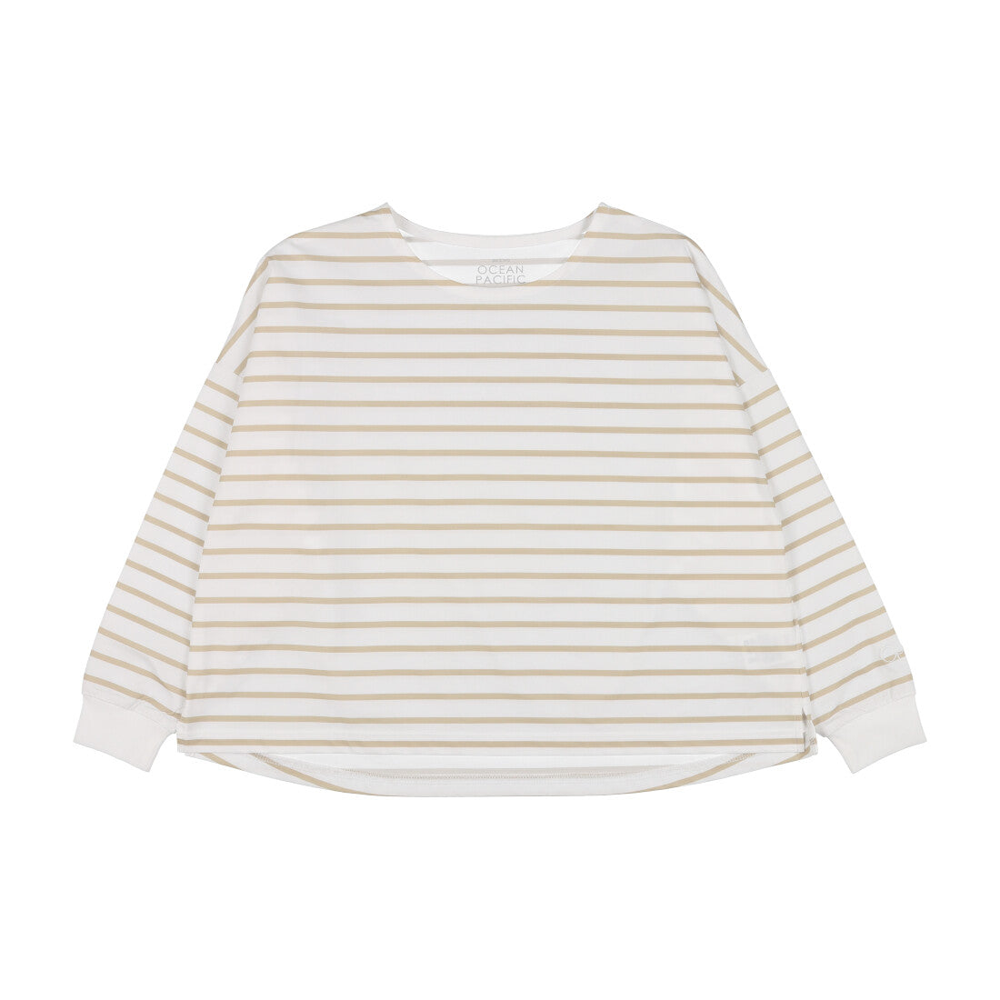 オーシャンパシフィック Ocean Pacific SU ナガソデUVTシャツ ベージュ