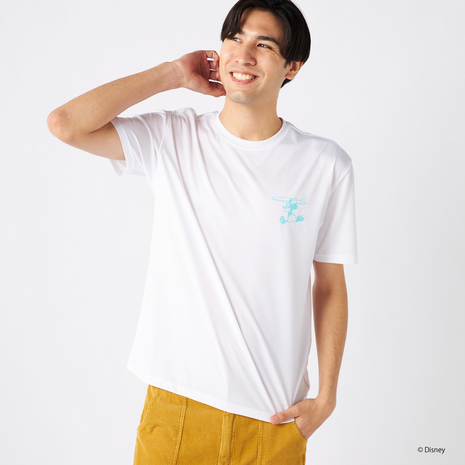 ミッキー/水陸両用半袖Tシャツ/メンズ WT