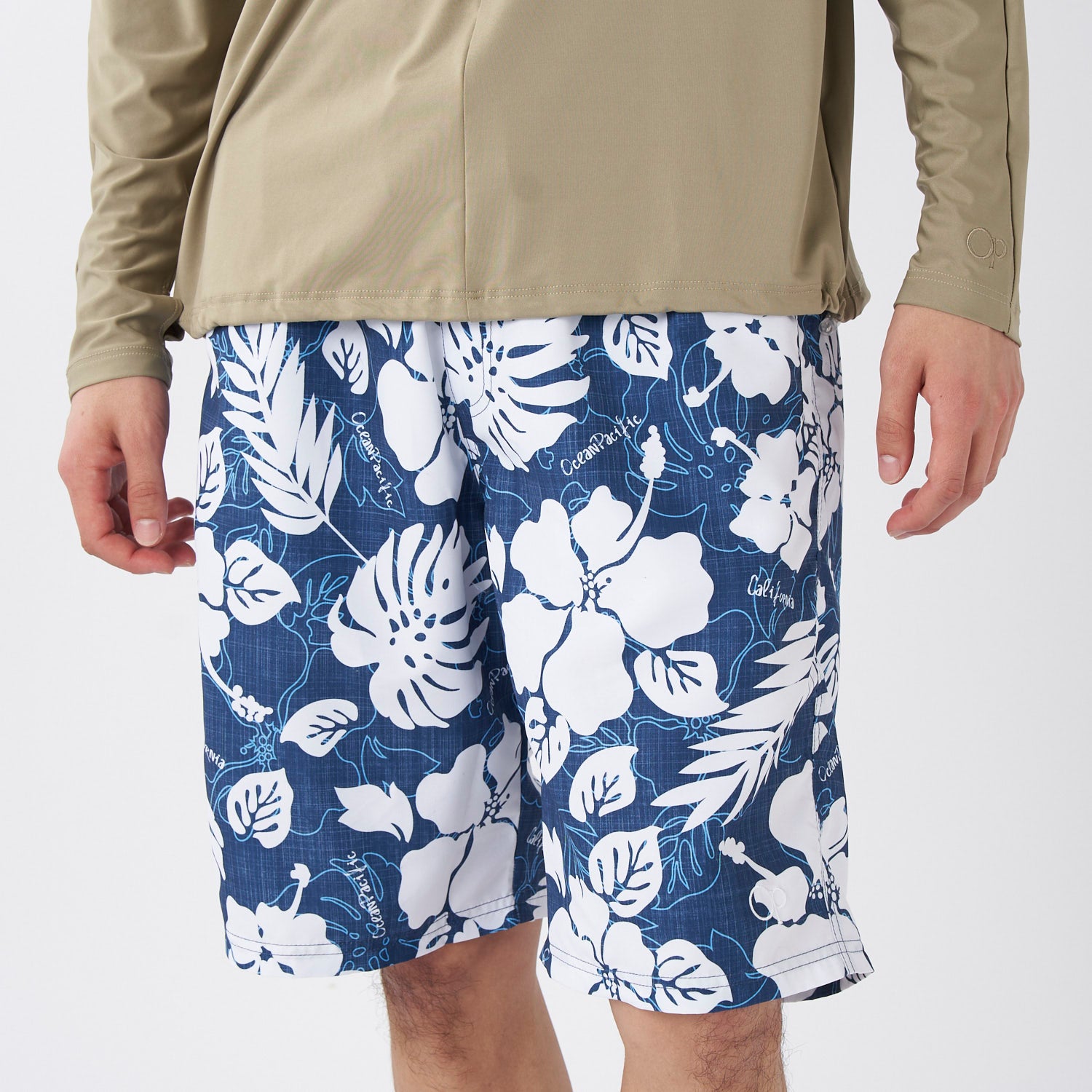 オーシャンパシフィック Ocean Pacific SD トランクス【返品不可商品】 （WHT） WHT