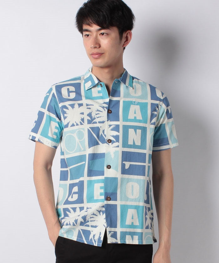S/S.シャツ BLU