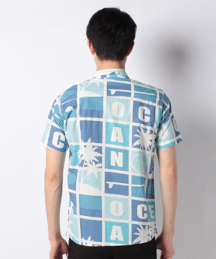 S/S.シャツ BLU