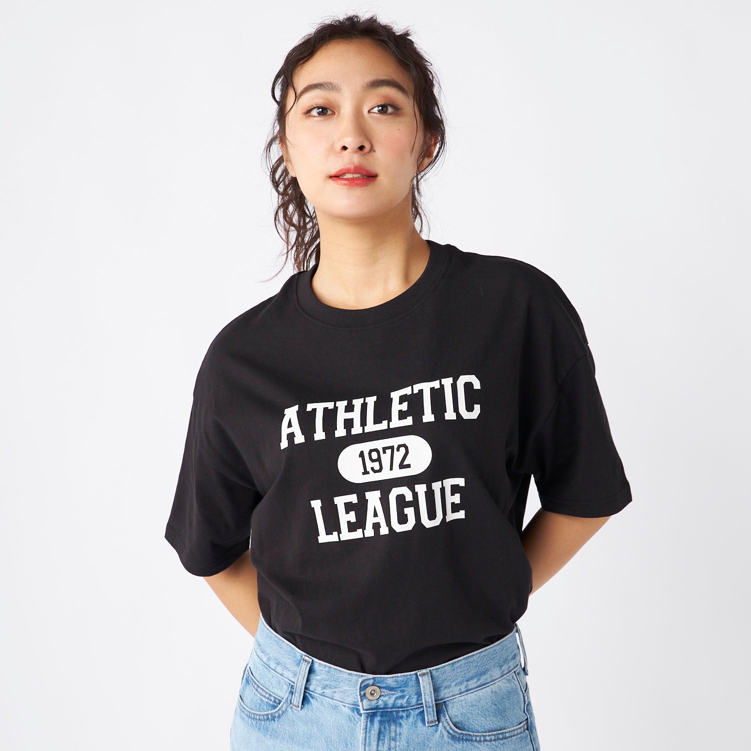 オーシャンパシフィック Ocean Pacific TT ハンソデTシャツ ブラック