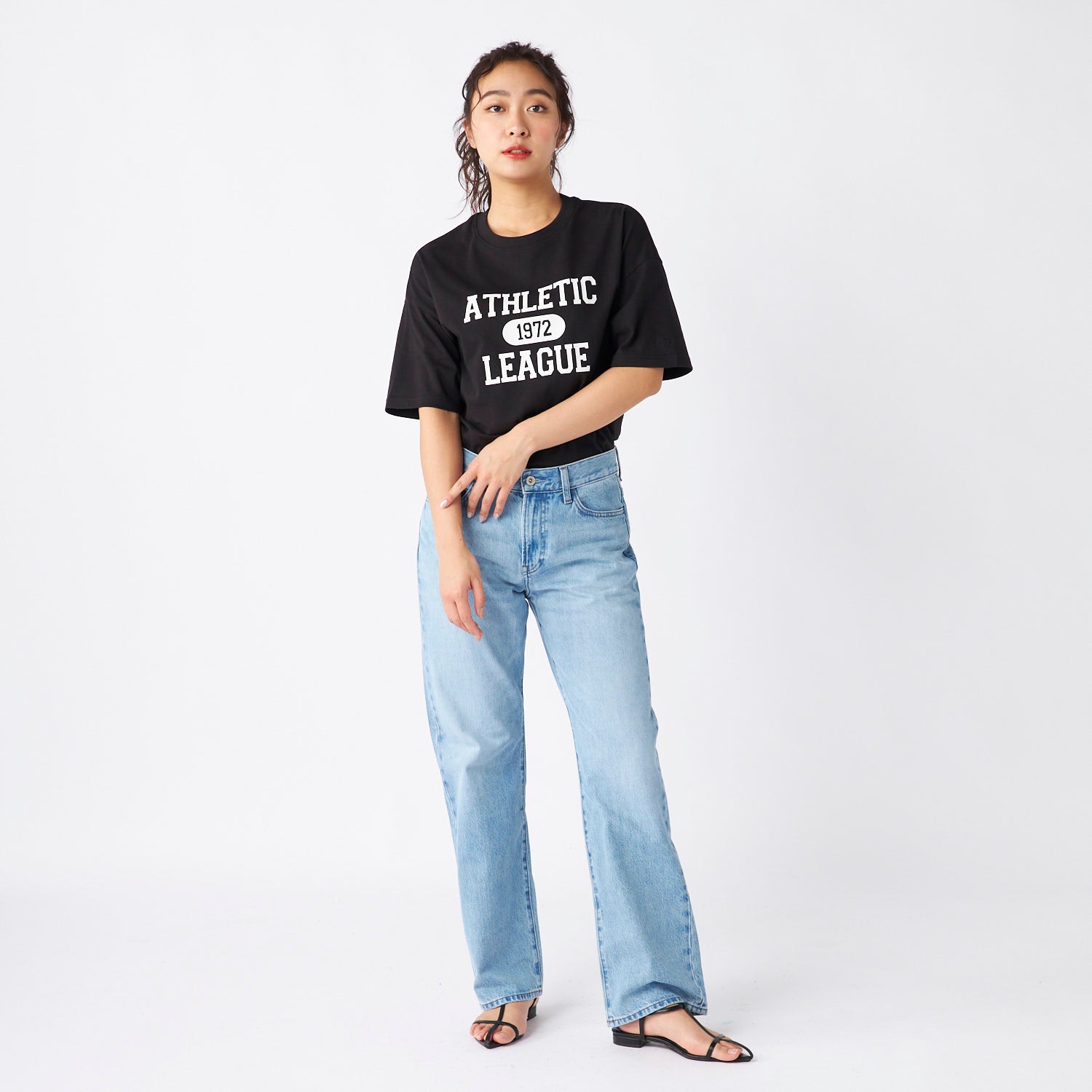 オーシャンパシフィック Ocean Pacific TT ハンソデTシャツ ブラック