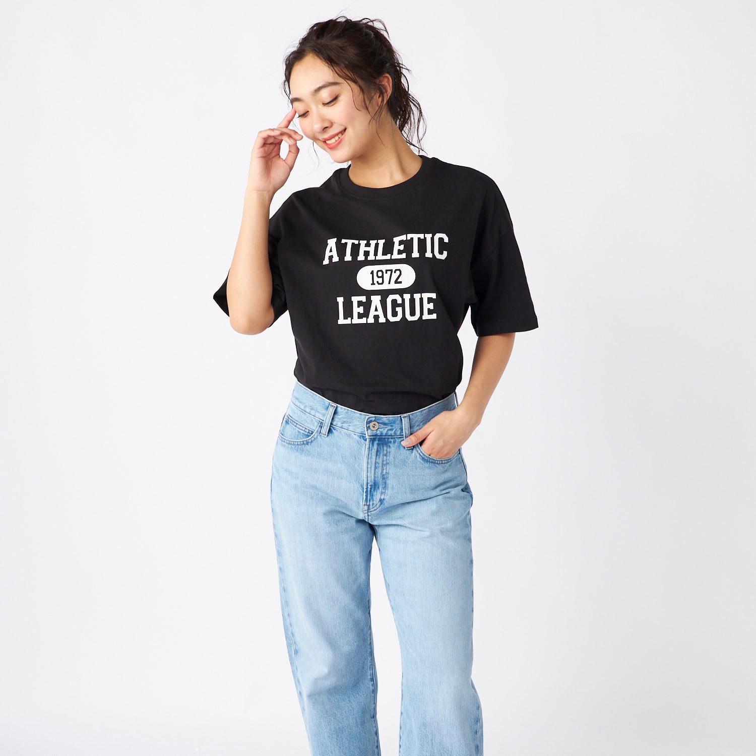 オーシャンパシフィック Ocean Pacific TT ハンソデTシャツ ブラック