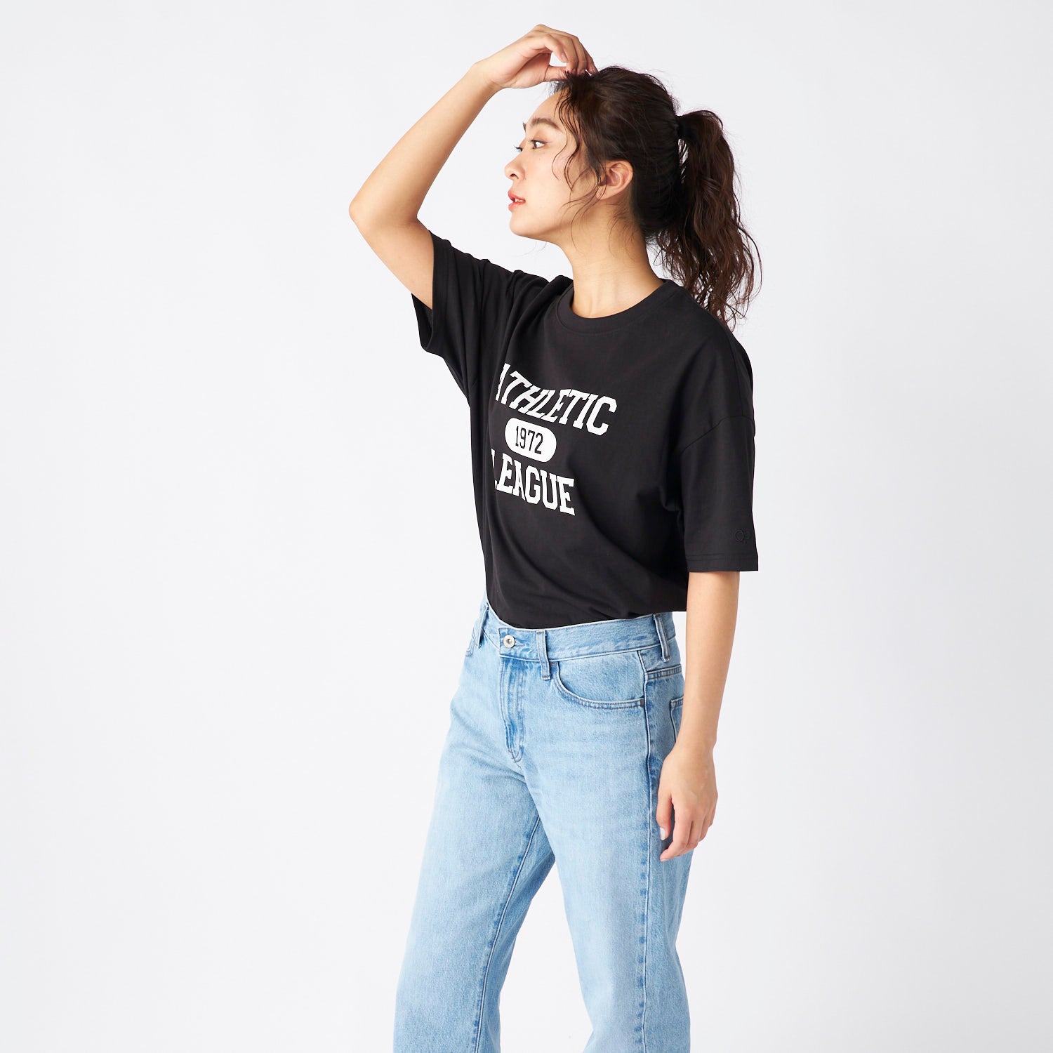 オーシャンパシフィック Ocean Pacific TT ハンソデTシャツ ブラック