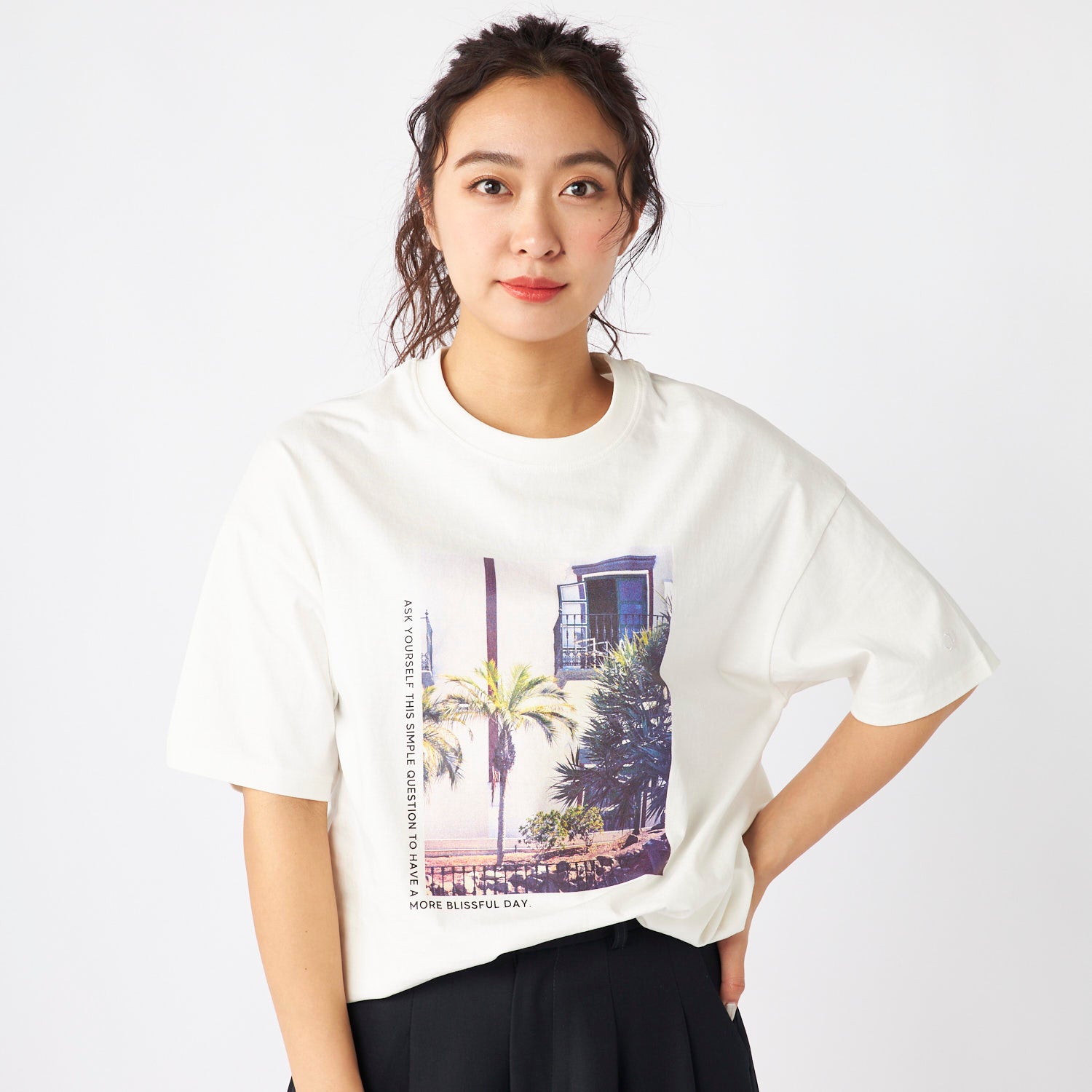 オーシャンパシフィック Ocean Pacific TT ハンソデTシャツ ホワイト