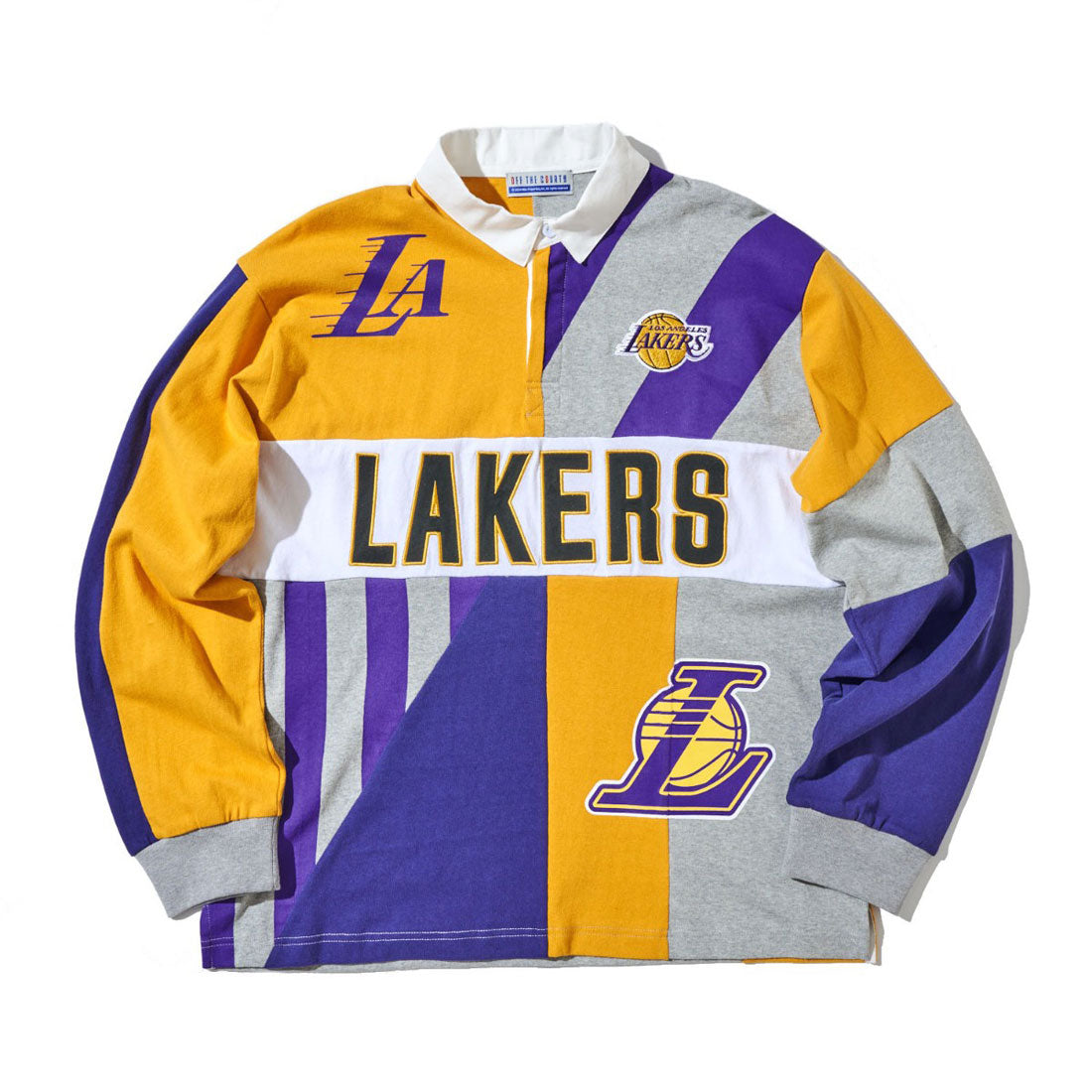 オフ ザ コート バイ エヌビーエー OFF THE COURT by NBA OFF THE COURT TEAM RUGBY SHIRT（オフ ザ コート チーム ラグビーシャツ） （YEL/LAKERS） YEL/LAKERS