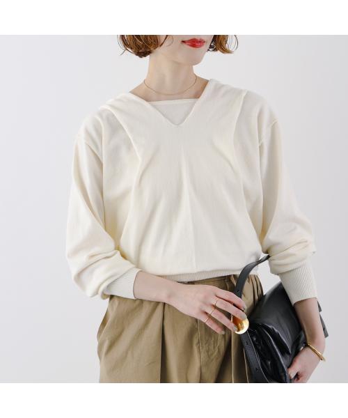 オール oll oll ニット multi way knit foodie 2 pieces set tops 512-05500 （77/ベージュ） 77/ベージュ