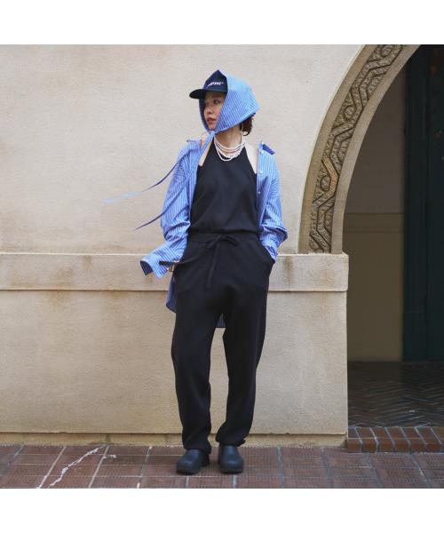 オール oll oll ジャンプスーツ IL knit jumpsuit 512-05501 ニット （88/ブラック） 88/ブラック