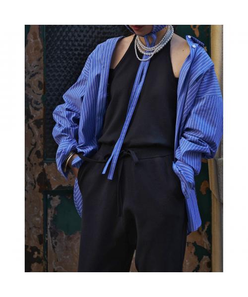オール oll oll ジャンプスーツ IL knit jumpsuit 512-05501 ニット （88/ブラック） 88/ブラック