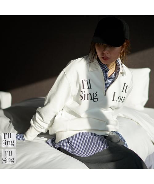 オール oll oll スウェットシャツ Once half zip sweat 452-05516 （77/グレー） 77/グレー