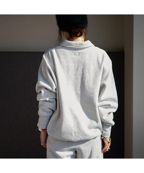 オール oll oll スウェットシャツ Once half zip sweat 452-05516 （77/グレー） 77/グレー