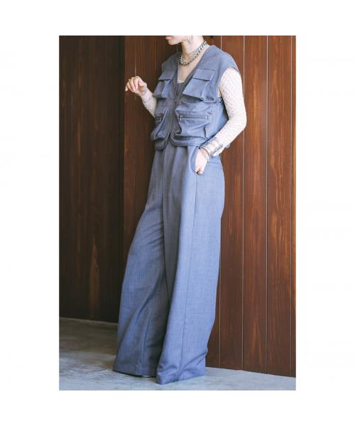 オール oll oll ベスト fishing suit vest 410-05010 （77/グレー） 77/グレー