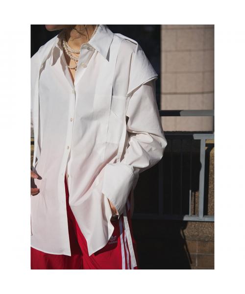 オール oll oll 長袖 シャツ Handy kerchief shirt 51005002 （66/ブルー） 66/ブルー