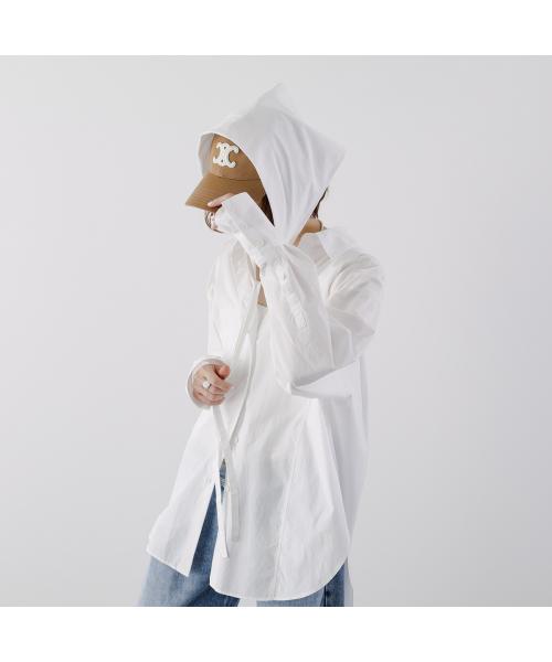 オール oll oll 長袖 シャツ Handy kerchief shirt 51005002 （66/ブルー） 66/ブルー