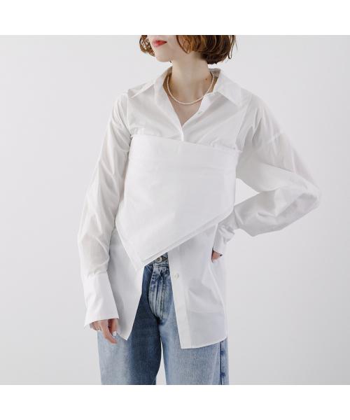オール oll oll 長袖 シャツ Handy kerchief shirt 51005002 （66/ブルー） 66/ブルー