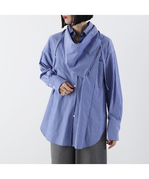 オール oll oll 長袖 シャツ Handy kerchief shirt 51005002 （66/ブルー） 66/ブルー