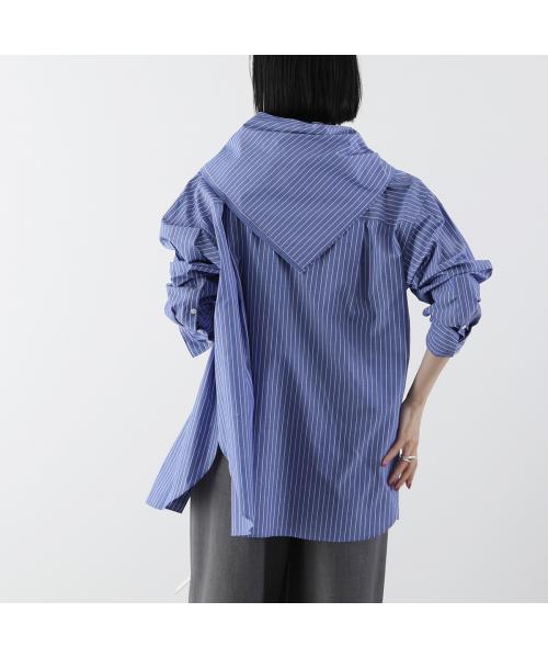オール oll oll 長袖 シャツ Handy kerchief shirt 51005002 （66/ブルー） 66/ブルー