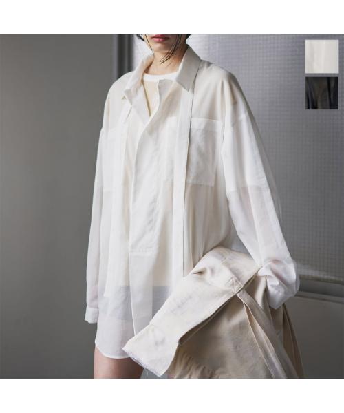 オール oll oll 長袖 シャツ VEIL pullover shirt 510-05011 シアー （10/ホワイト） 10/ホワイト