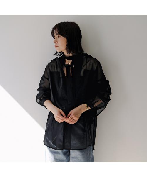 オール oll oll 長袖 シャツ VEIL pullover shirt 510-05011 シアー （10/ホワイト） 10/ホワイト